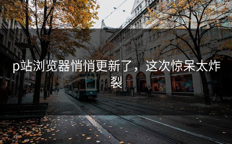 p站浏览器悄悄更新了，这次惊呆太炸裂