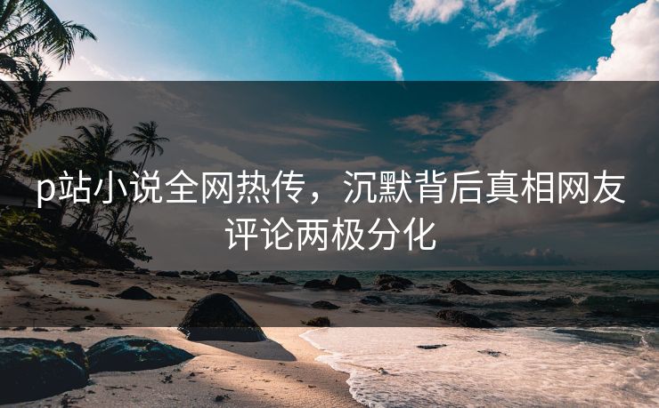 p站小说全网热传，沉默背后真相网友评论两极分化