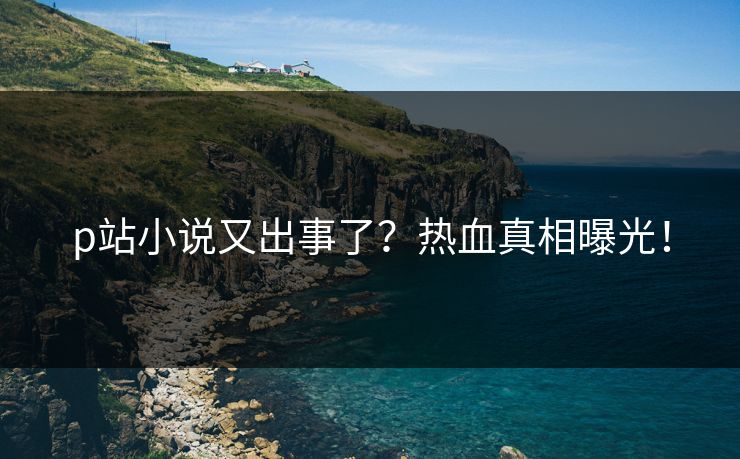 p站小说又出事了？热血真相曝光！