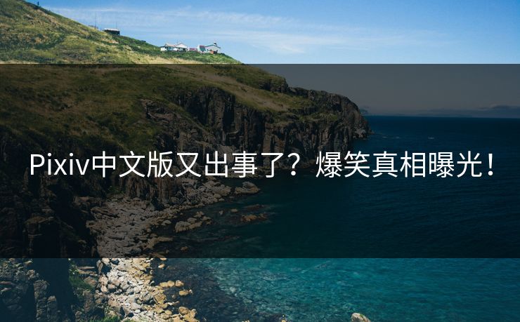 Pixiv中文版又出事了？爆笑真相曝光！
