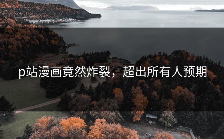 p站漫画竟然炸裂，超出所有人预期